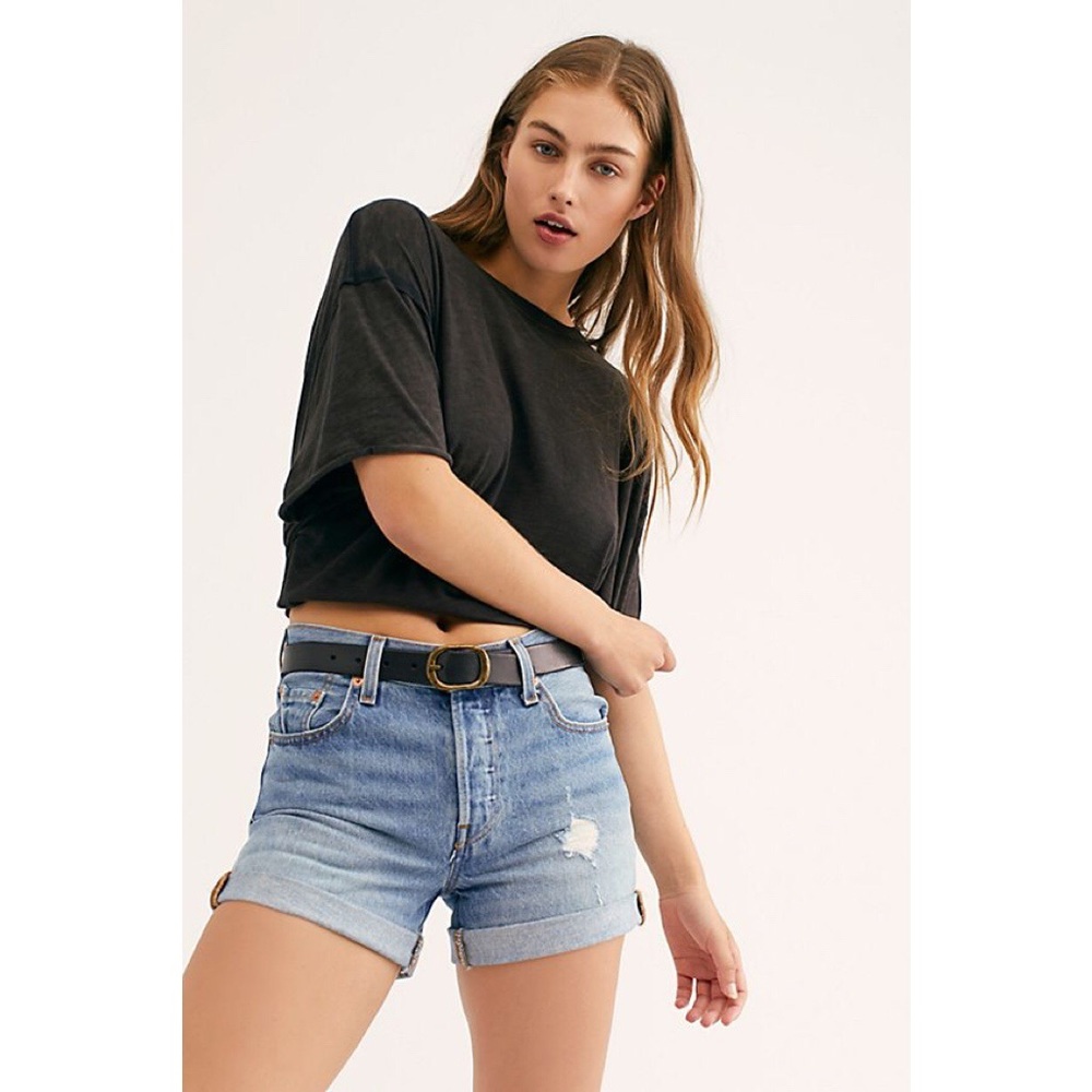 NEW NWT Levi’s 501 Long Shorts Cutoffs - Picture 2 of 7